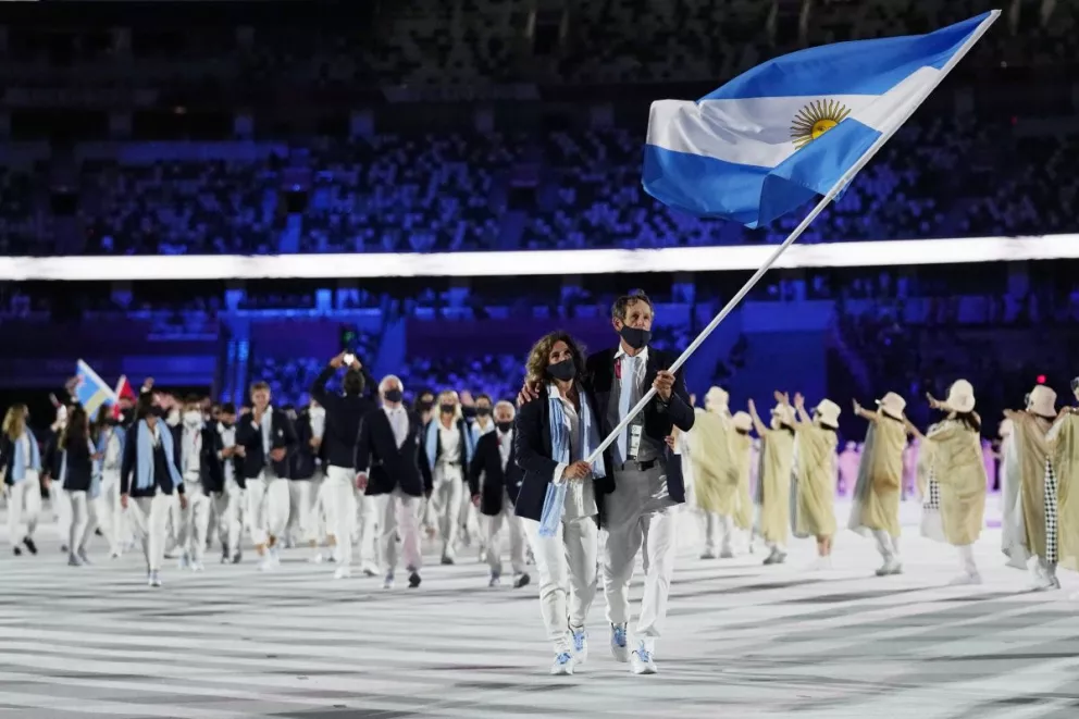 JJOO: La delegación de Argentina ya se presentó en los Juegos de Tokio