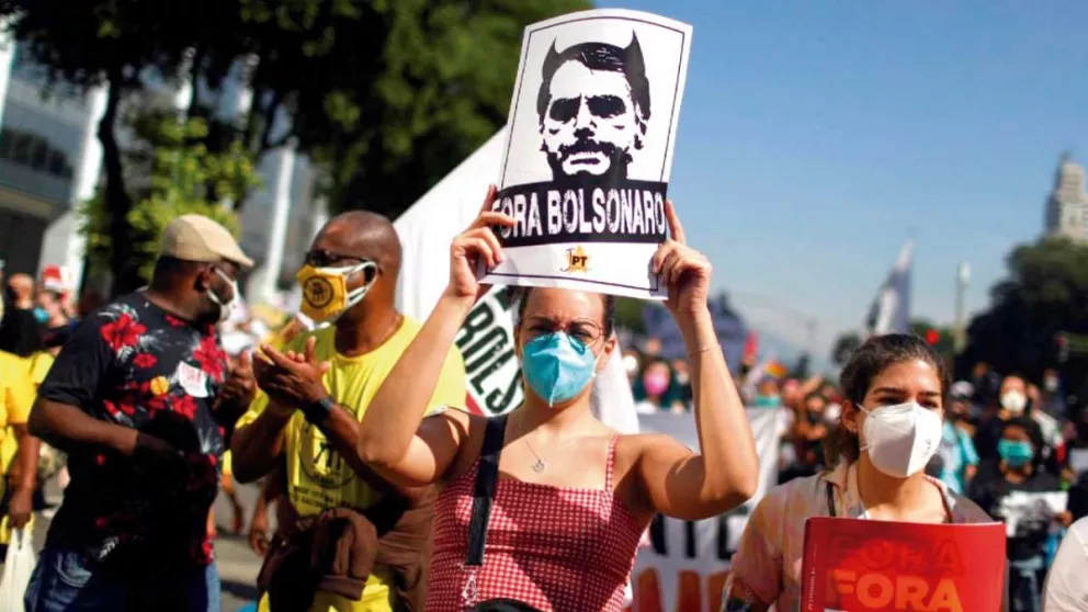 Nuevas protestas en todo  Brasil contra Jair Bolsonaro