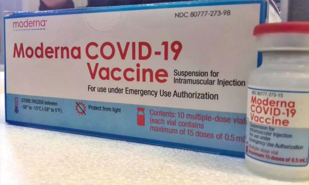 La provincia ya tiene las primeras 25.200 vacunas de moderna 