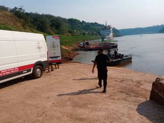 Después de tres días de búsqueda hallaron el cuerpo de Teles en el río Iguazú