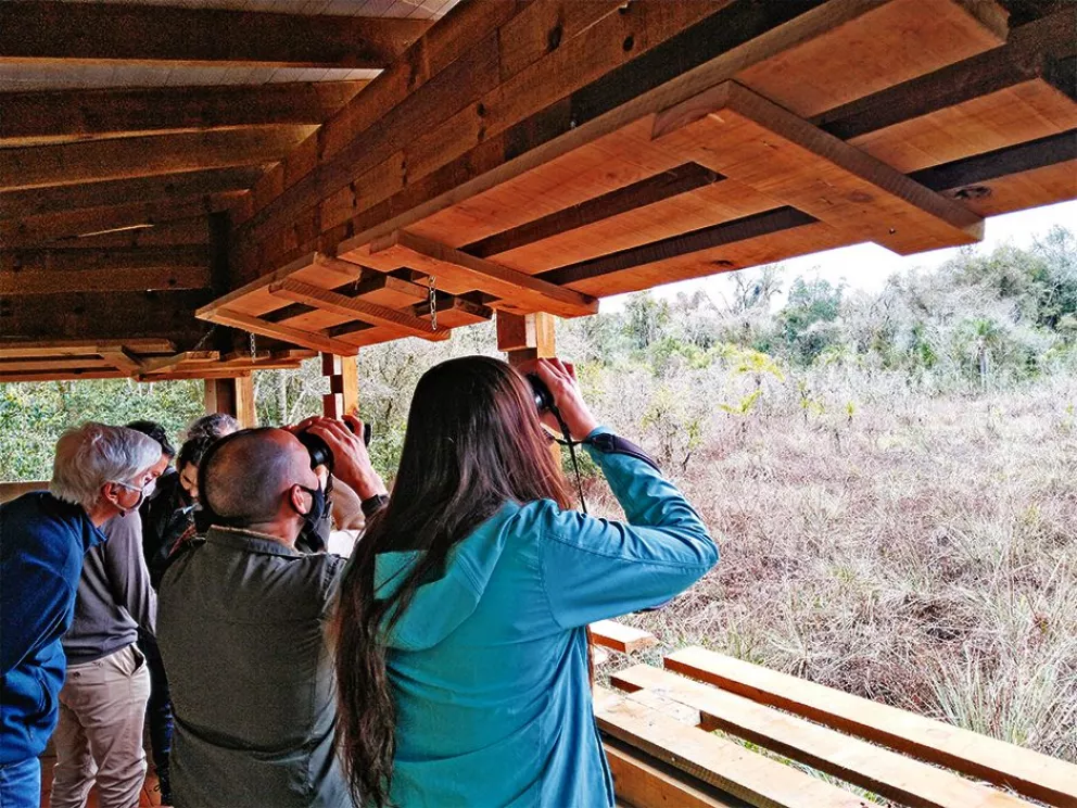 El observatorio de aves, nuevo atractivo del Parque Iguazú