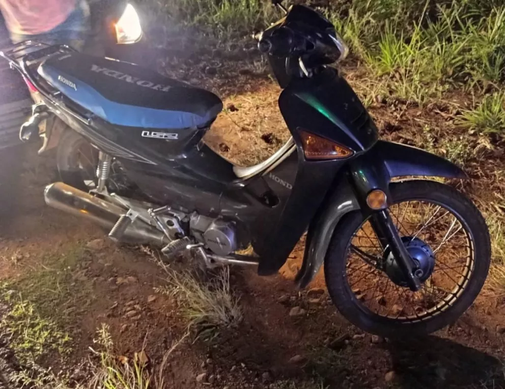 Motociclista murió tras un despiste en Puerto Piray