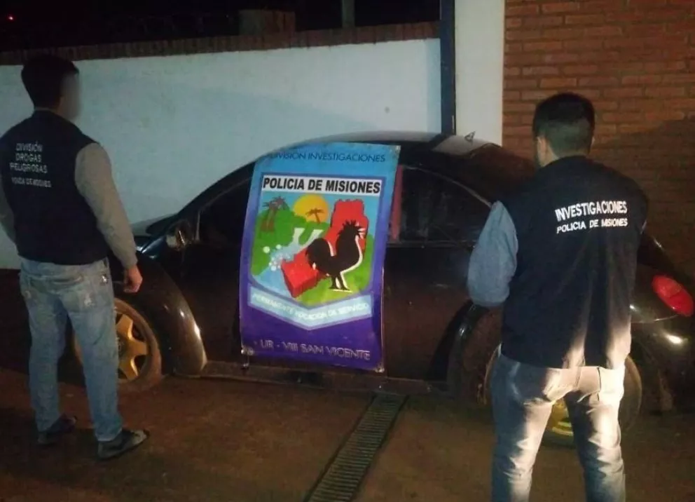 Un auto robado en Buenos Aires fue secuestrado en San Vicente
