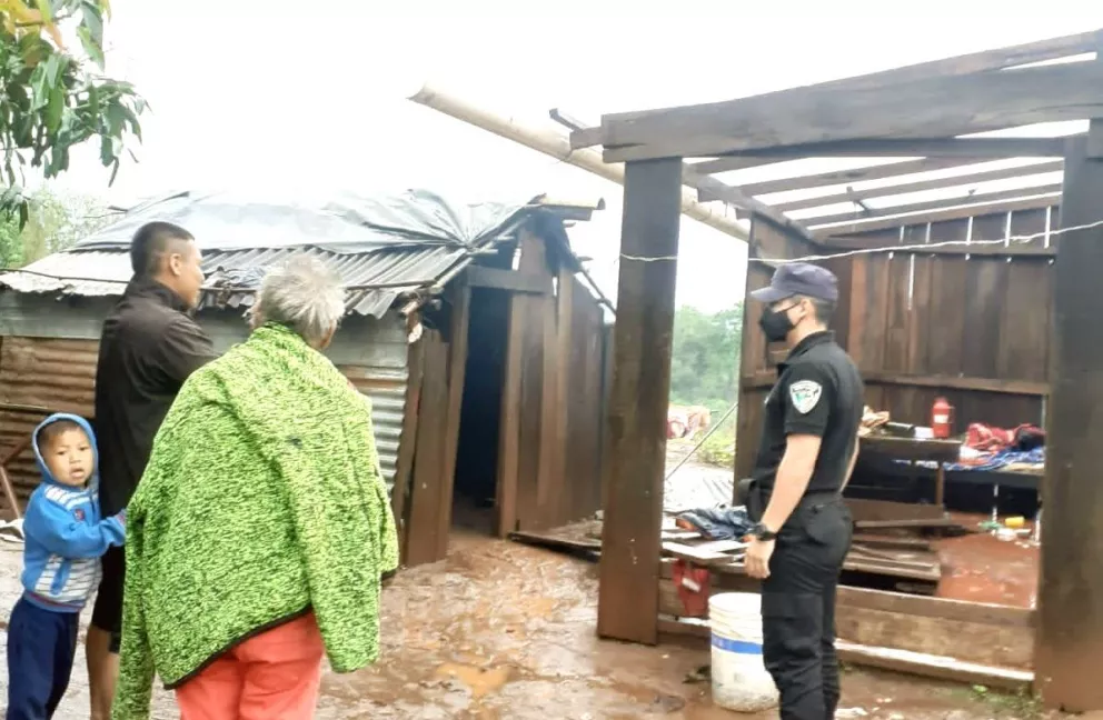 Temporal dañó casas y dejó sin luz a municipios del Norte