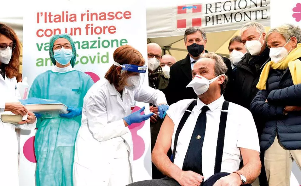 Italia obligará a vacunarse contra el Covid a todos los trabajadores