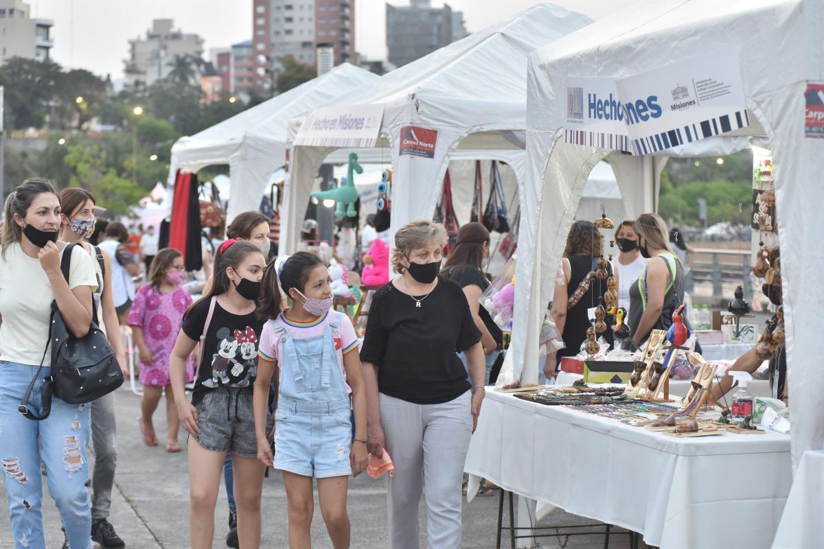 Después de más de un año y medio, volvió la feria Hecho en Misiones 