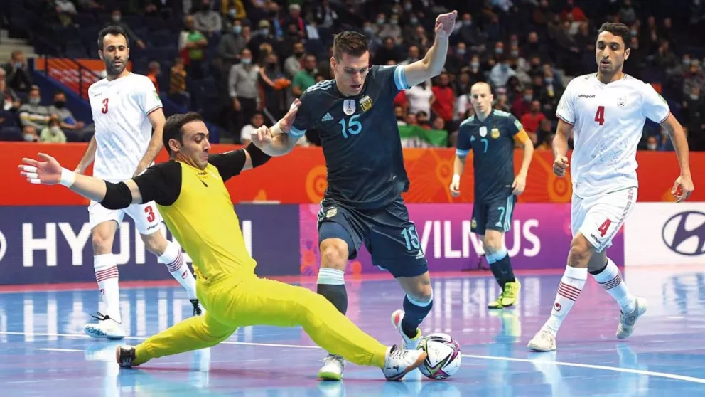 Futsal: Argentina ganó y terminó arriba en el grupo F