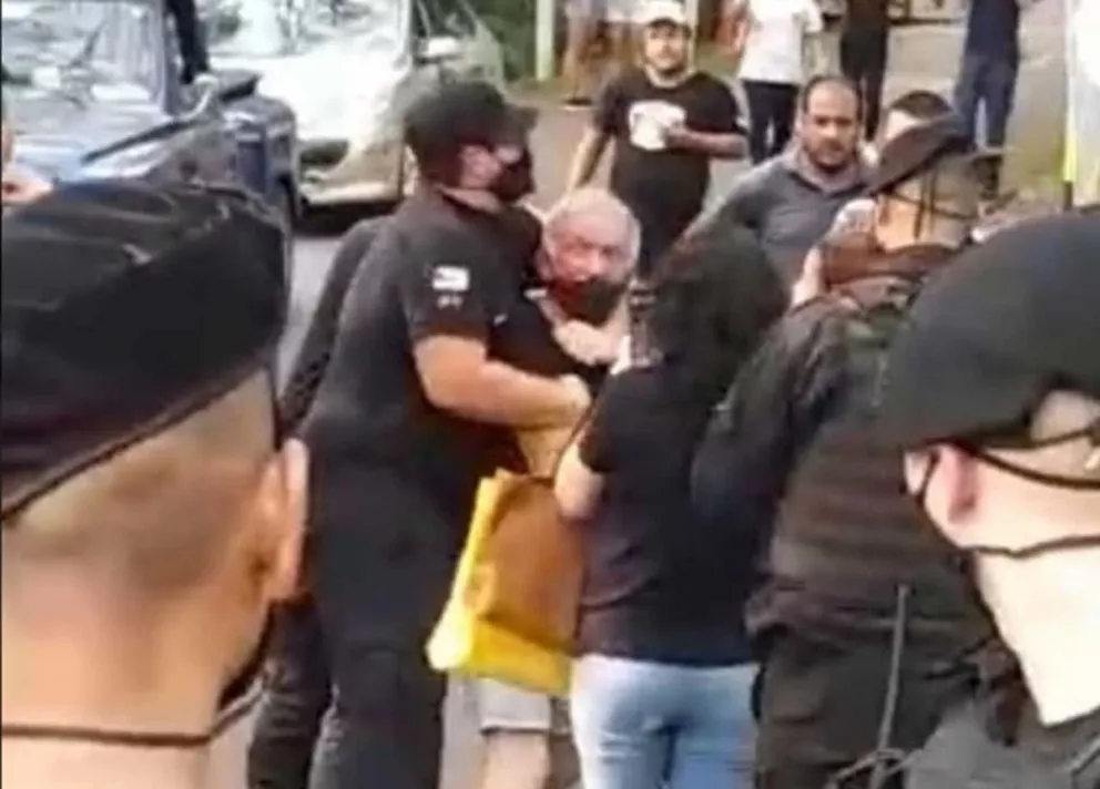 Jubilado denunció brutalidad policial durante un evento  en el Salto Berrondo