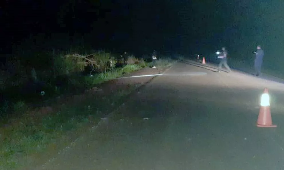 Motociclista murió al despistar sobre la ruta provincial 19 en Andresito 