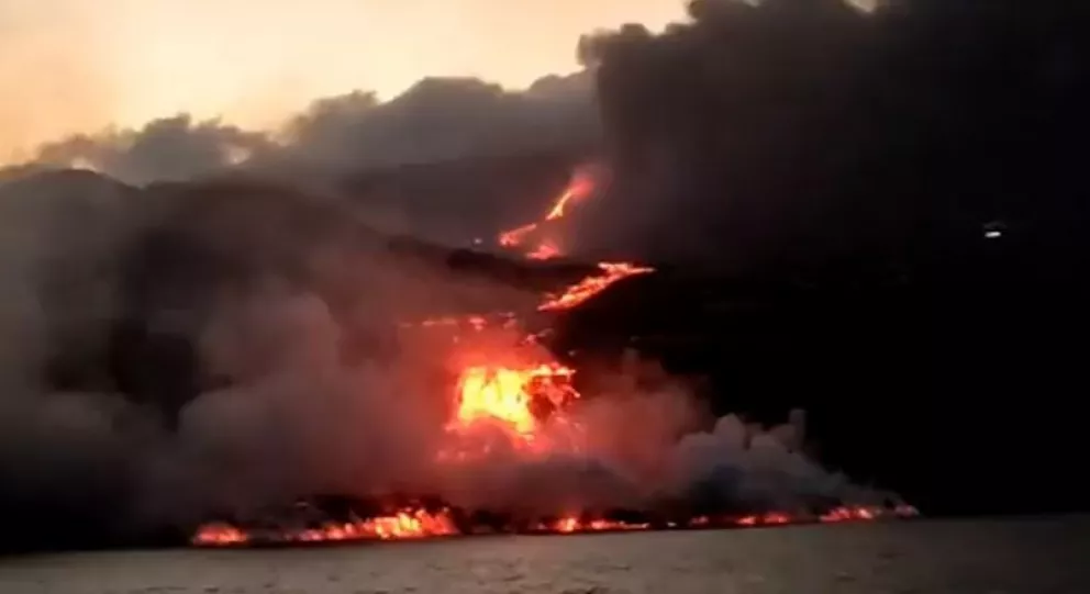 El contacto de la lava y el mar en Canarias no fue tan riesgoso como se esperaba
