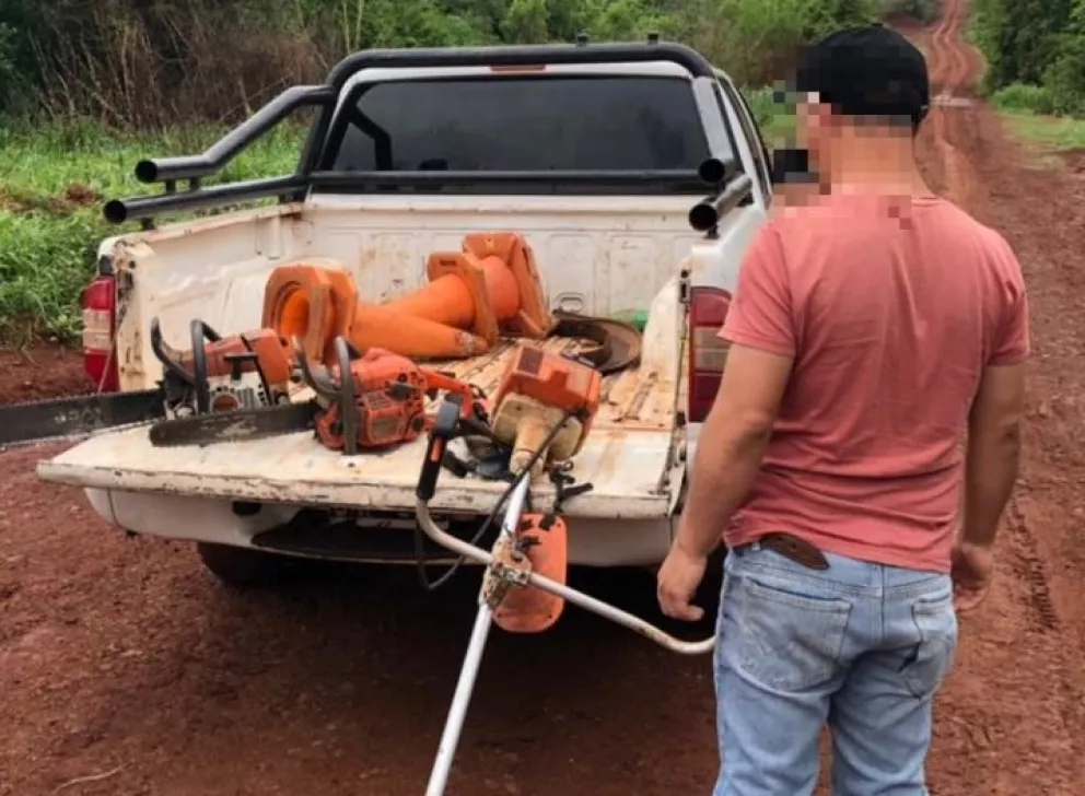 Concepción de la Sierra: recuperaron herramientas que habían sido robadas a un agricultor