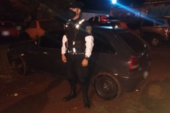 Incautaron en Santa Ana otro automóvil robado en Buenos Aires