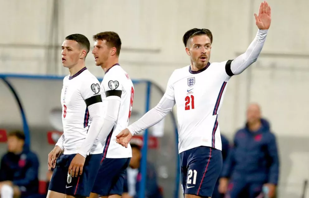 Inglaterra y Dinamarca quedaron a un paso de la clasificación a Qatar 2022