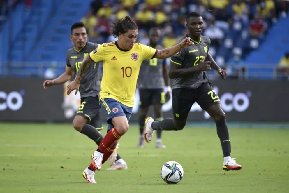 Los seleccionados de Colombia y Ecuador empataron en Barranquilla por la fecha 12