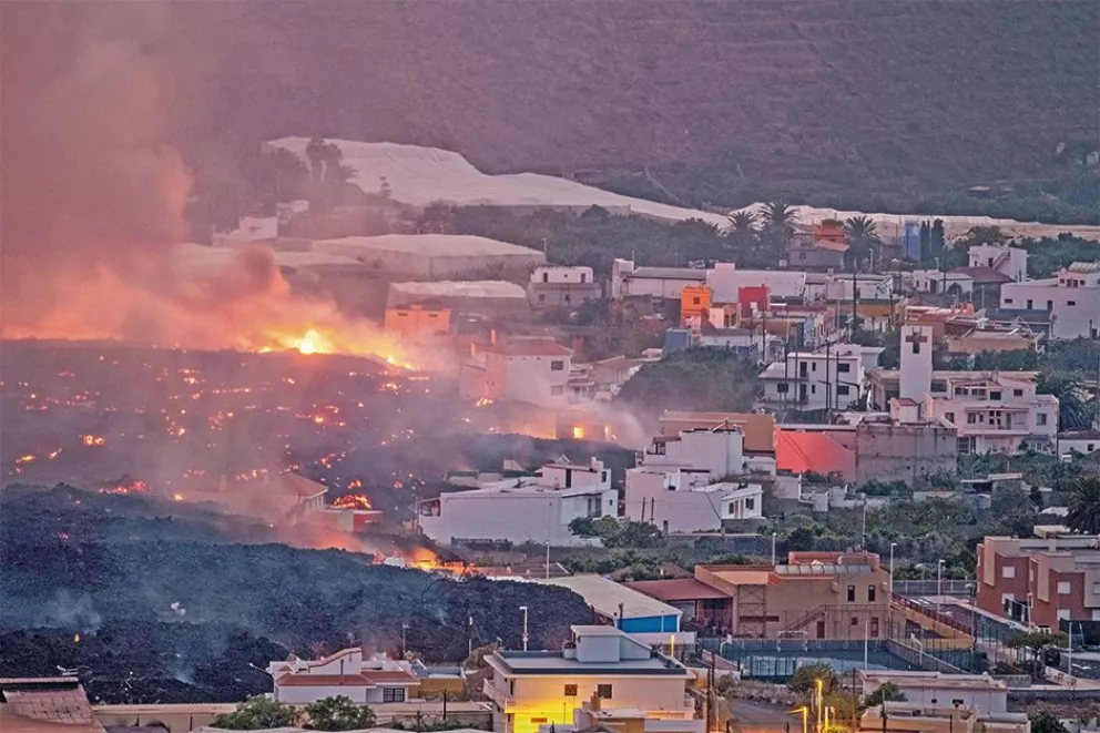 La lava no se detiene en La Palma: ya arrasó más de 860 hectáreas