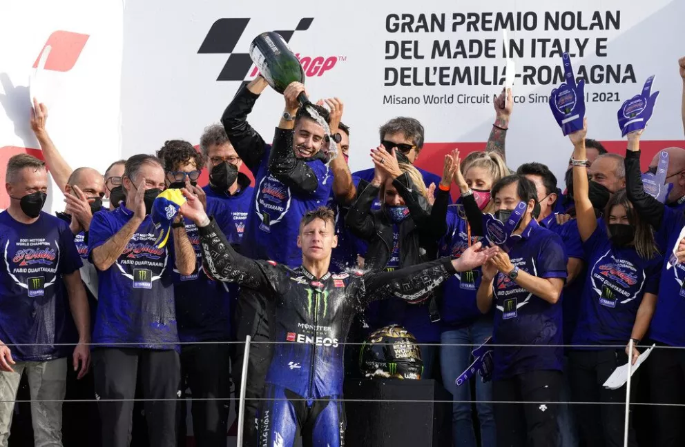 Fabio Quartararo se consagró campeón del MotoGP