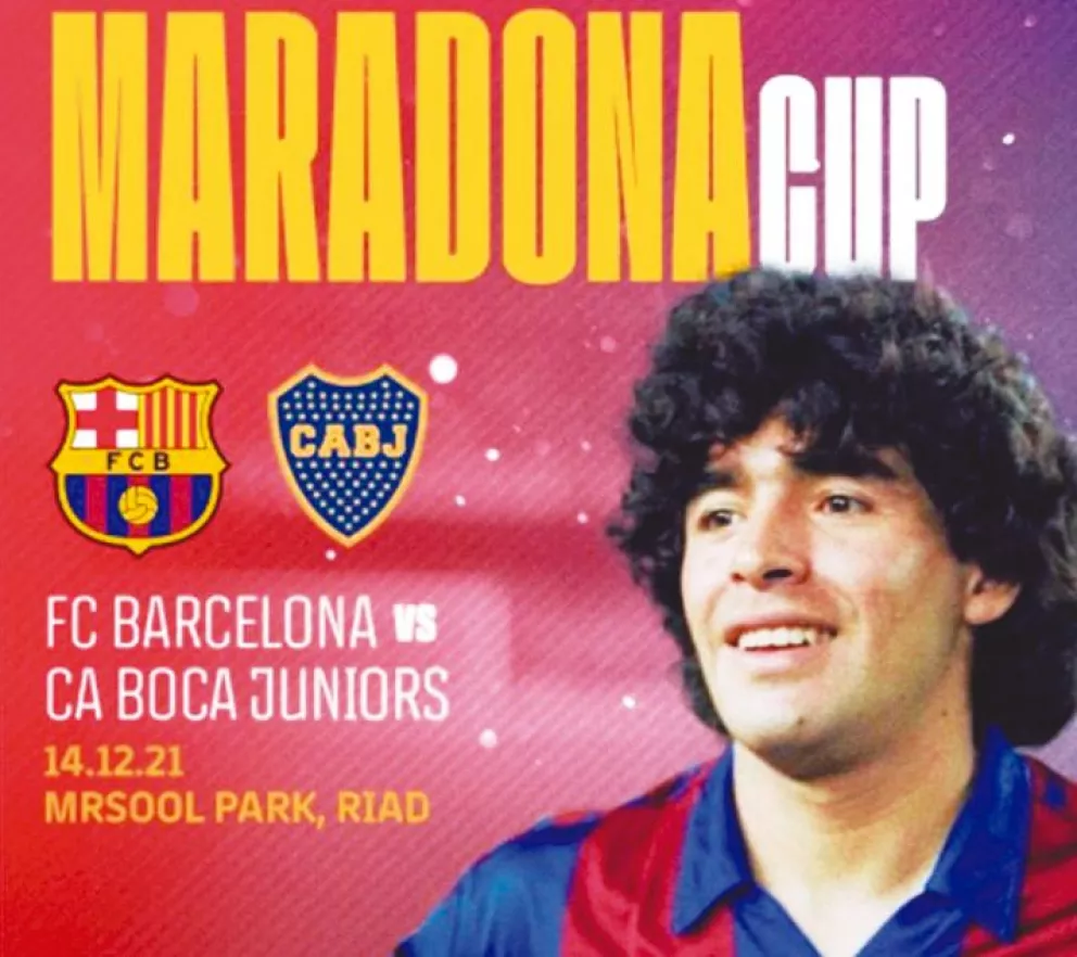 Es oficial: Barcelona y Boca jugarán en Arabia Saudita la Maradona Cup