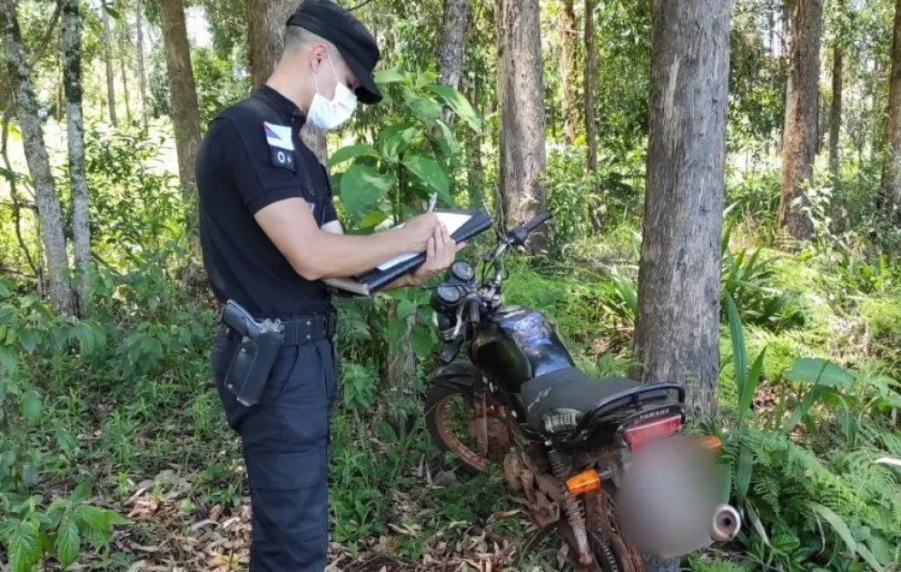 El Soberbio: encontraron dos motos robadas en medio del monte 