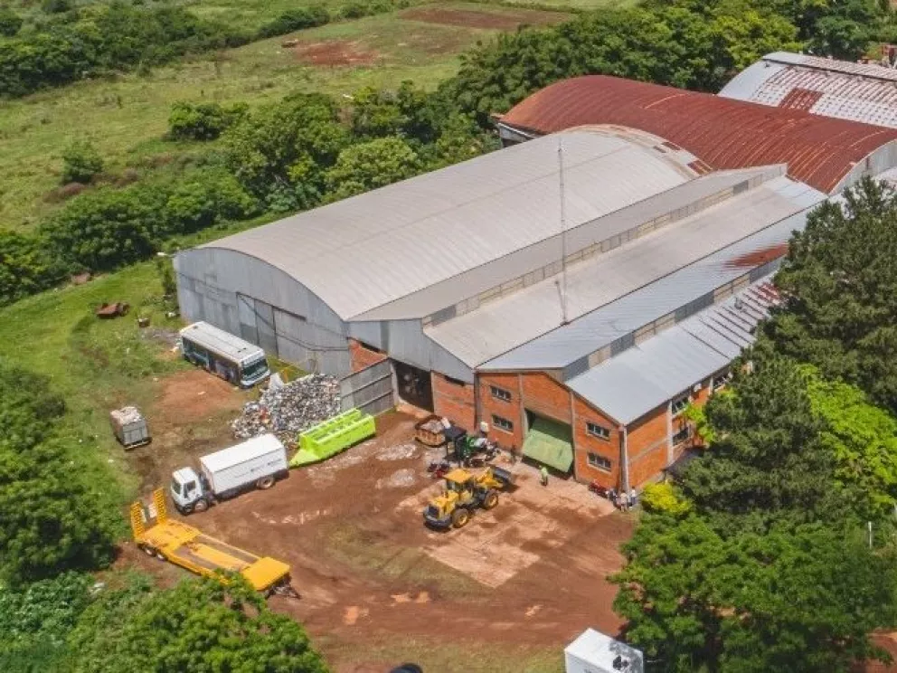 Se inauguró la planta de reciclaje de residuos sólidos urbanos en Santo Tomé