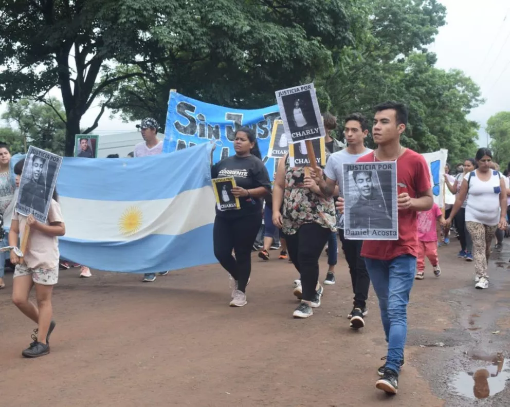 Jardín América: realizaron una nueva marcha pidiendo justicia por Charly