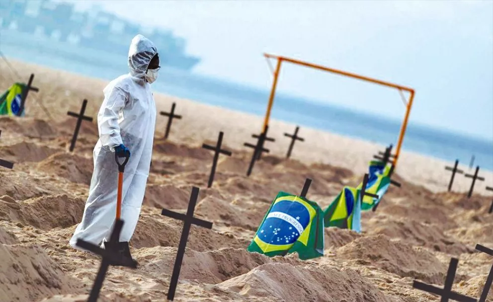 Brasil: en 2020 hubo más muertes y menos nacimientos por el Covid