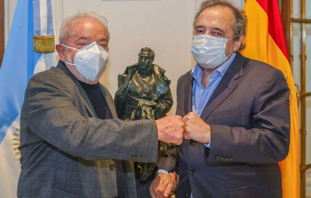 Lula y Alfonsín coincidieron en  trabajar la integración regional
