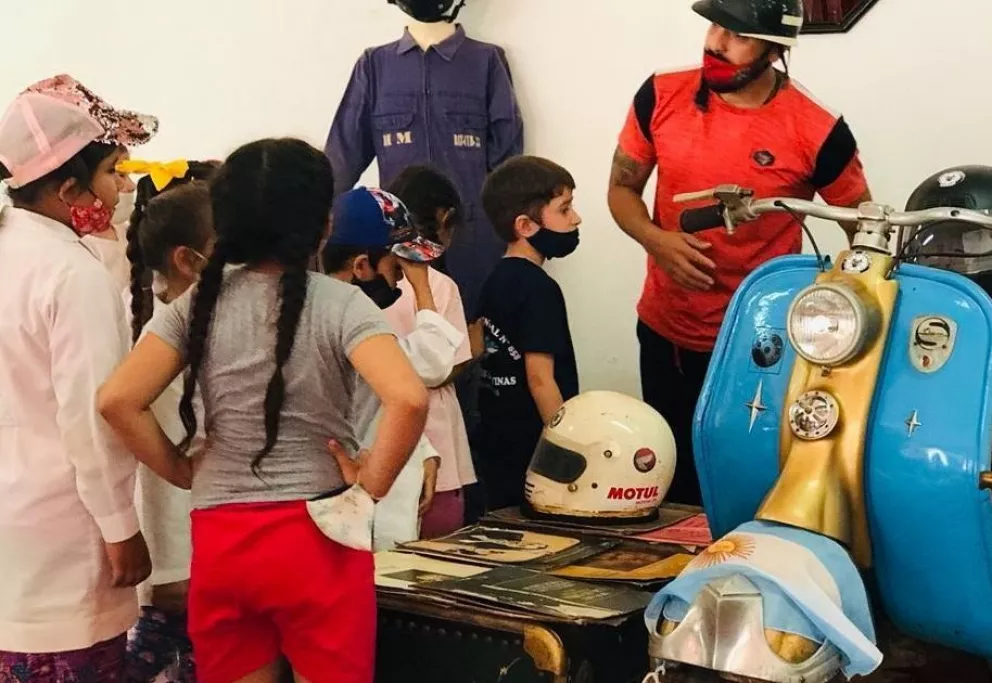 Las escuelas ya pueden visitar el museo de motos de Eldorado