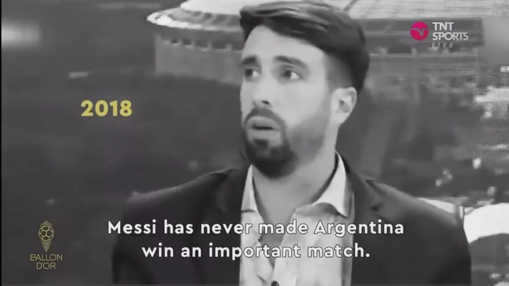 Azzaro, tras su aparición en la gala del Balón de Oro: “Messi debe pensar que soy un boludo”
