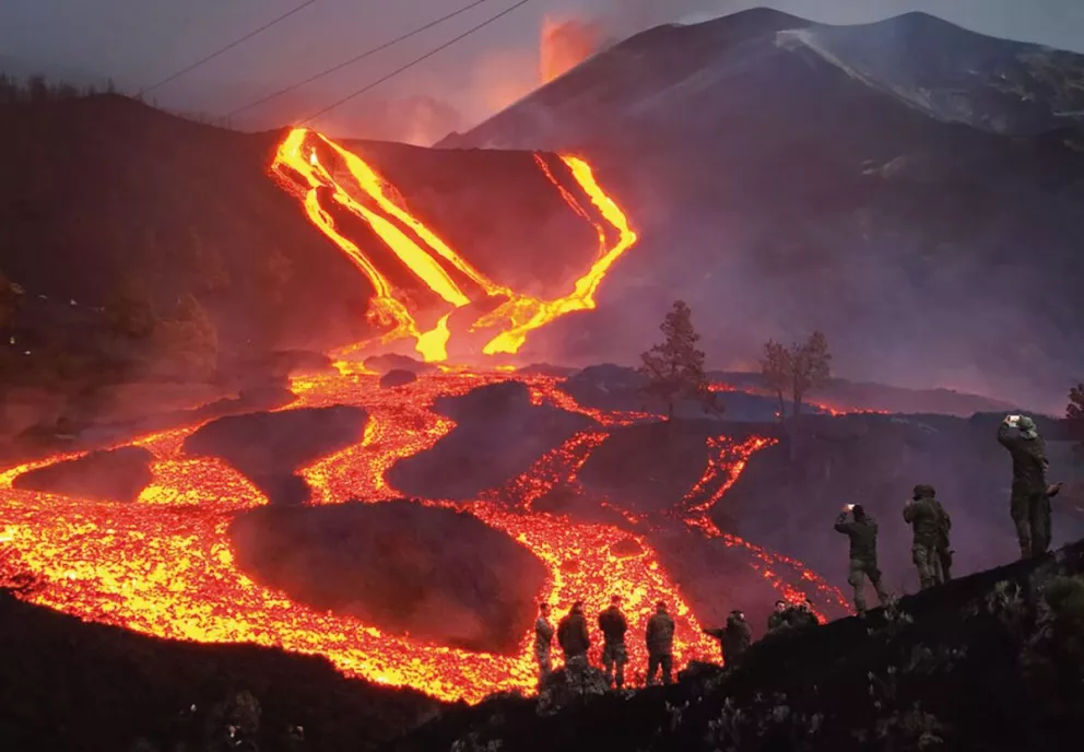 El volcán pide aire para expandirse