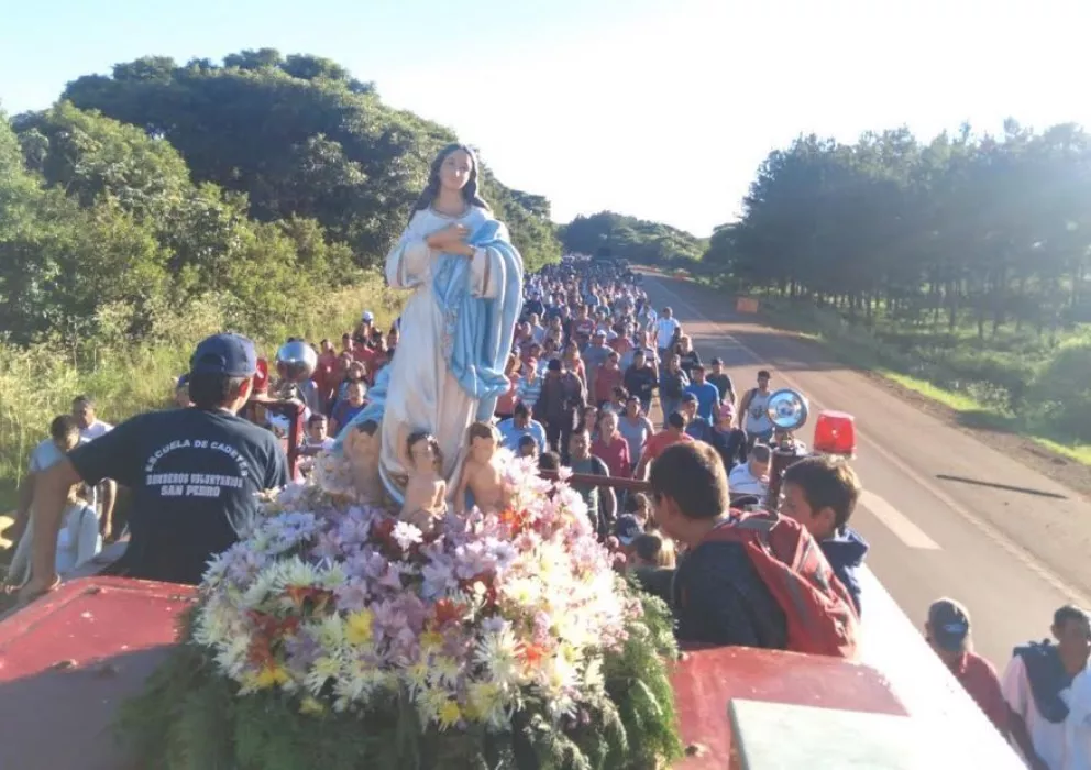 Impulsados por la fe, peregrinos llegaron a la Inmaculada Concepción de María