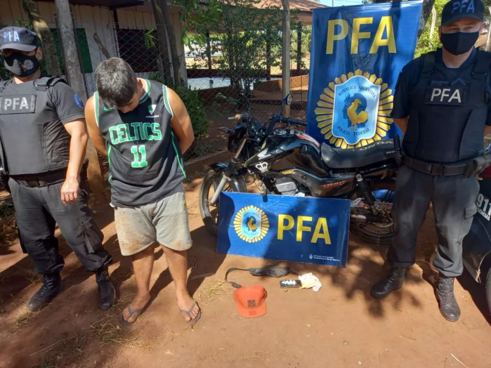 Detuvieron a un delivery de cocaína en el barrio Belén de Puerto Iguazú