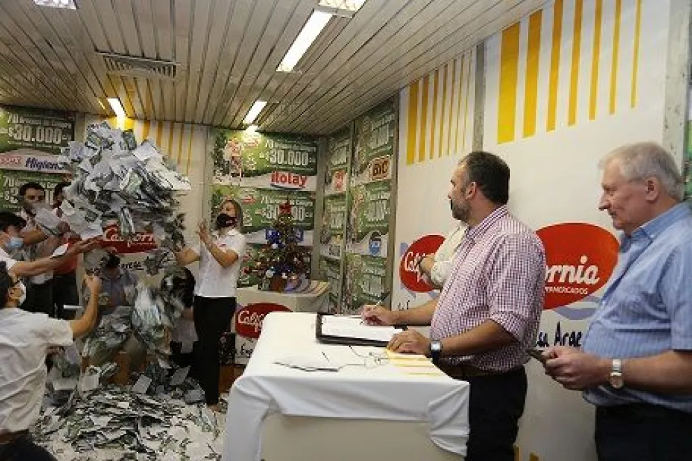 Conocé a los ganadores del sorteo de California Supermercados