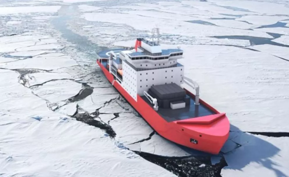 Argentina diseña junto a Finlandia un nuevo buque polar