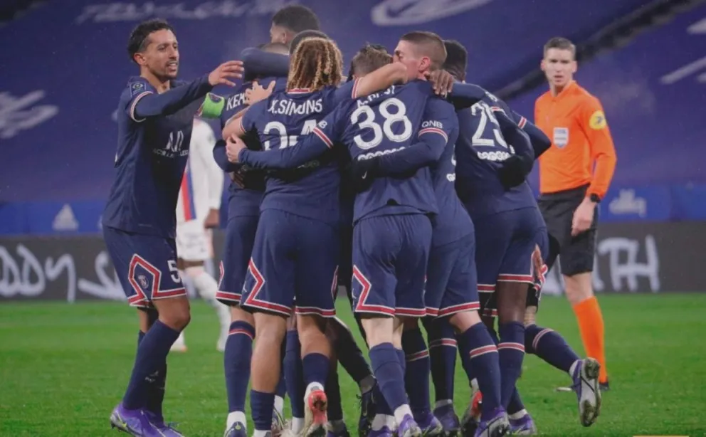 Paris Saint Germain, sin Messi, igualó en su visita ante Olimpyque Lyon en la Liga de Francia