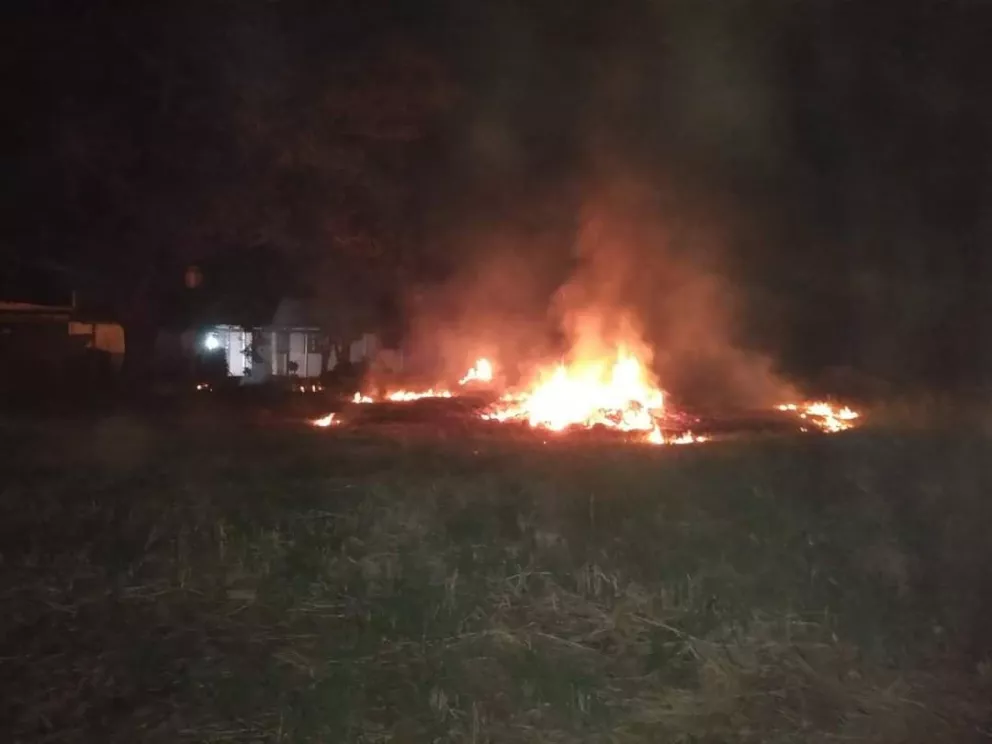 Incendio puso en riesgo el Hogar de Adultos Mayores de Santo Tomé