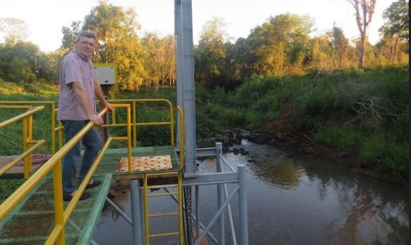 Wanda: Cooperativa monitorea el cauce del arroto Tupicuá y recomiendan el uso racional del agua