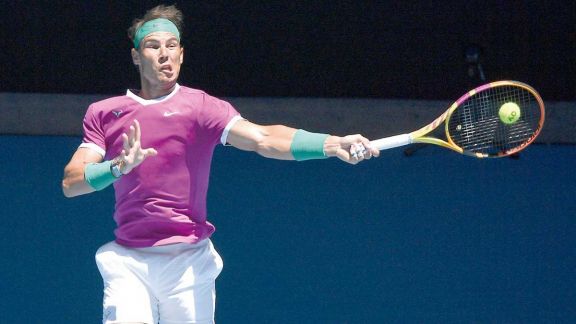 Tenis: Rafa Nadal sigue  a paso firme en Australia
