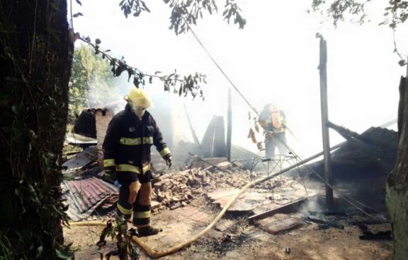 Abuelo de 91 años perdió su casa a causa de un incendio