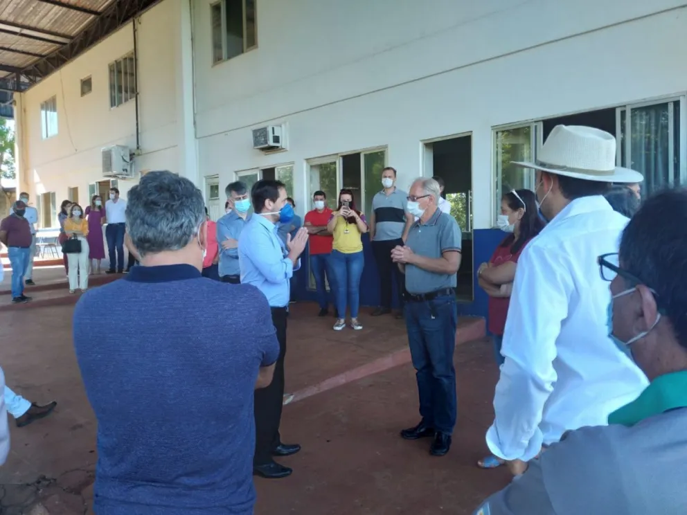Autoridades de Andresito y Capanema se reunieron para solicitar la apertura del puente internacional