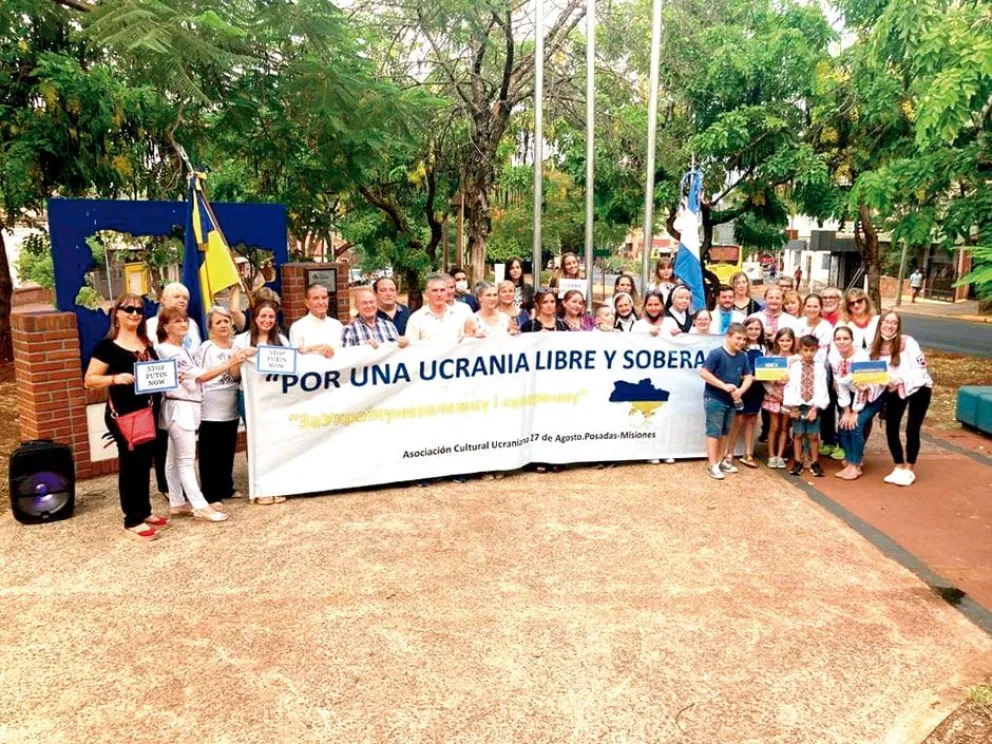 Desde Misiones, ucranianos y rusos piden paz para dos pueblos hermanos