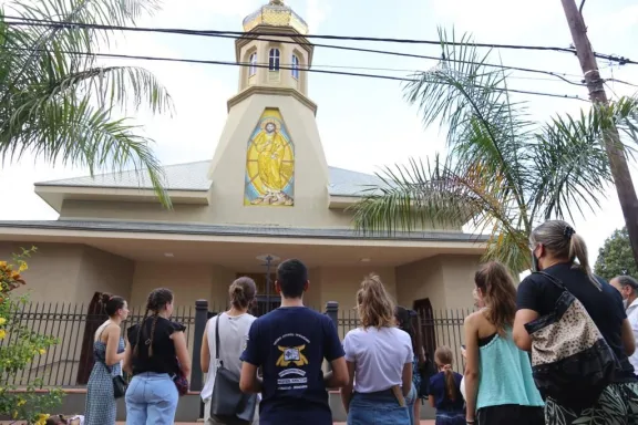 La colectividad ucraniana se moviliza en Misiones para pedir por la paz en Europa Oriental