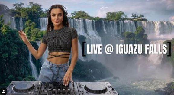 Dj Ucraniana reúne fondos con un video desde Cataratas para ayudar a los afectados por la invasión