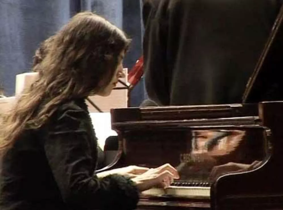 Frances Staciuk, uno de las instrumentistas mas destacadas que tiene la provincia.