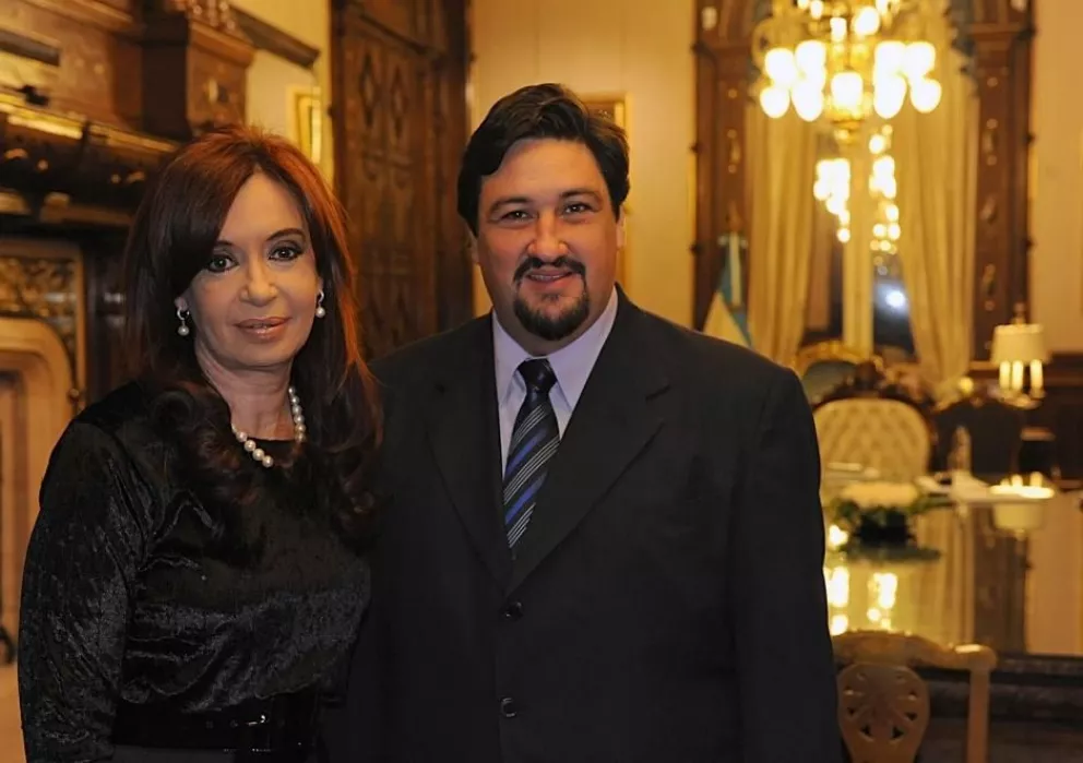 Cristina Fernández y Maurice Closs