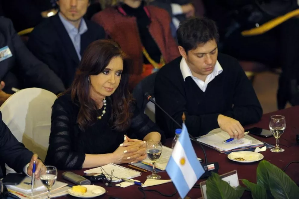 Cristina Fernández y Áxel Kicillof