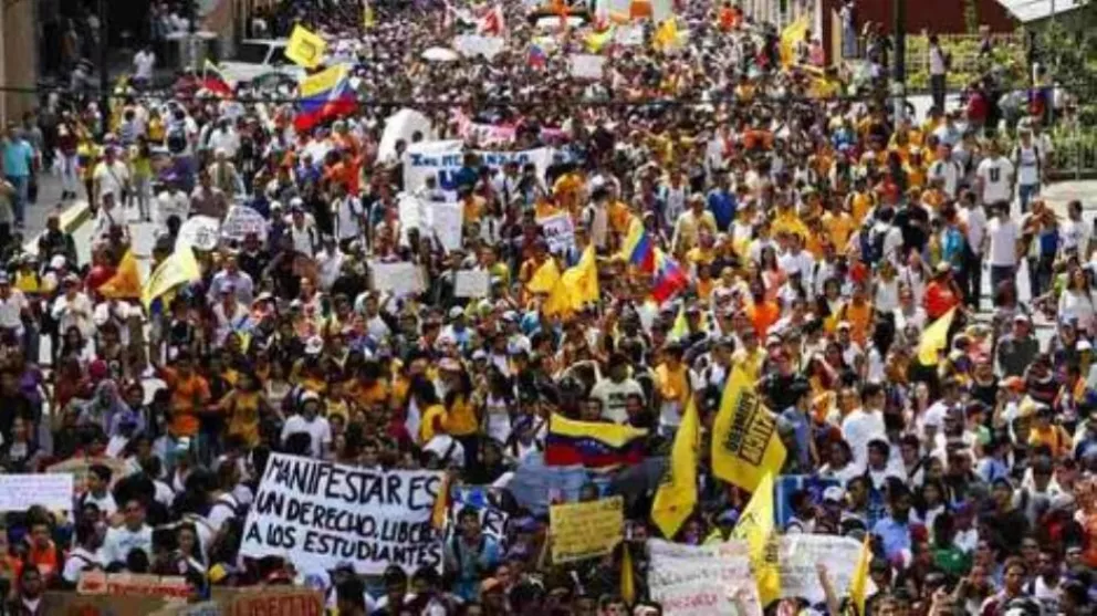 Marchas en Venezuela.