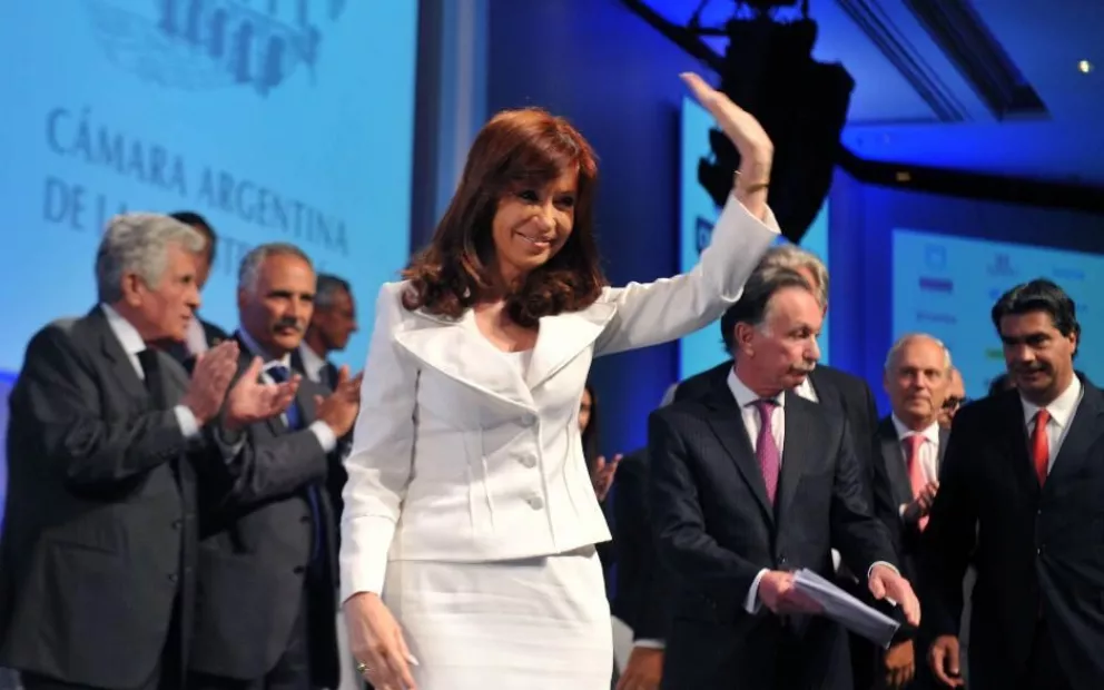 Cristina Fernández reapareció públicamente.