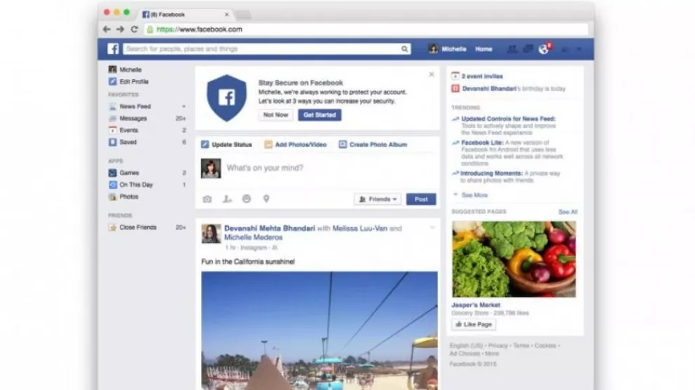Hay nuevas medidas para mantener seguras las cuentas de Facebook