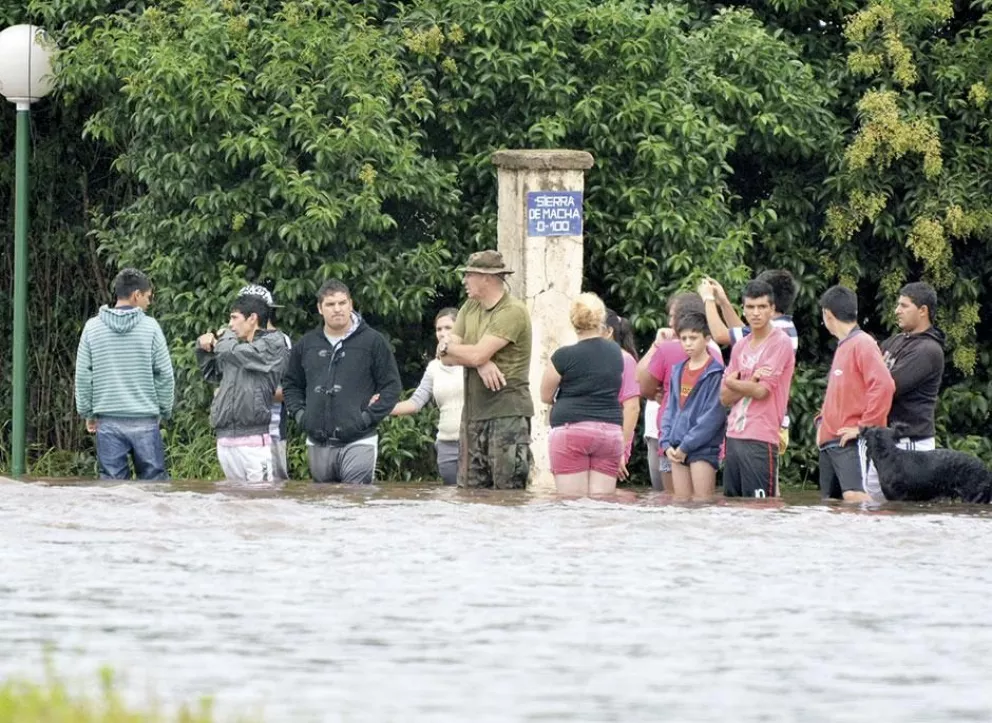 Nuevo temporal en el centro del país dejó 5.000 evacuados