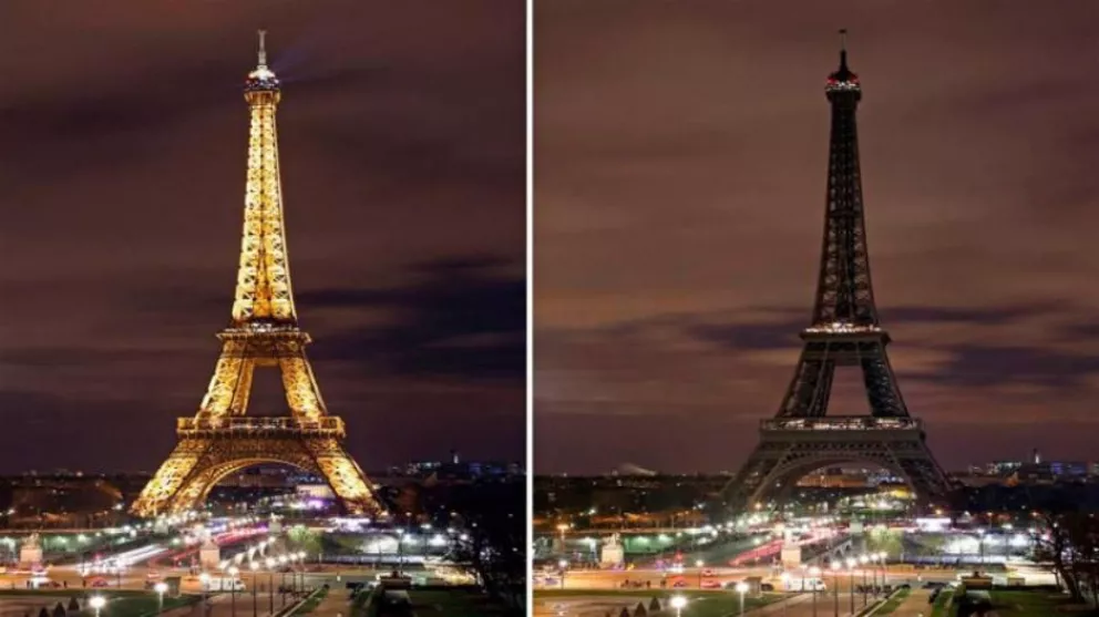 La torre Eiffel.